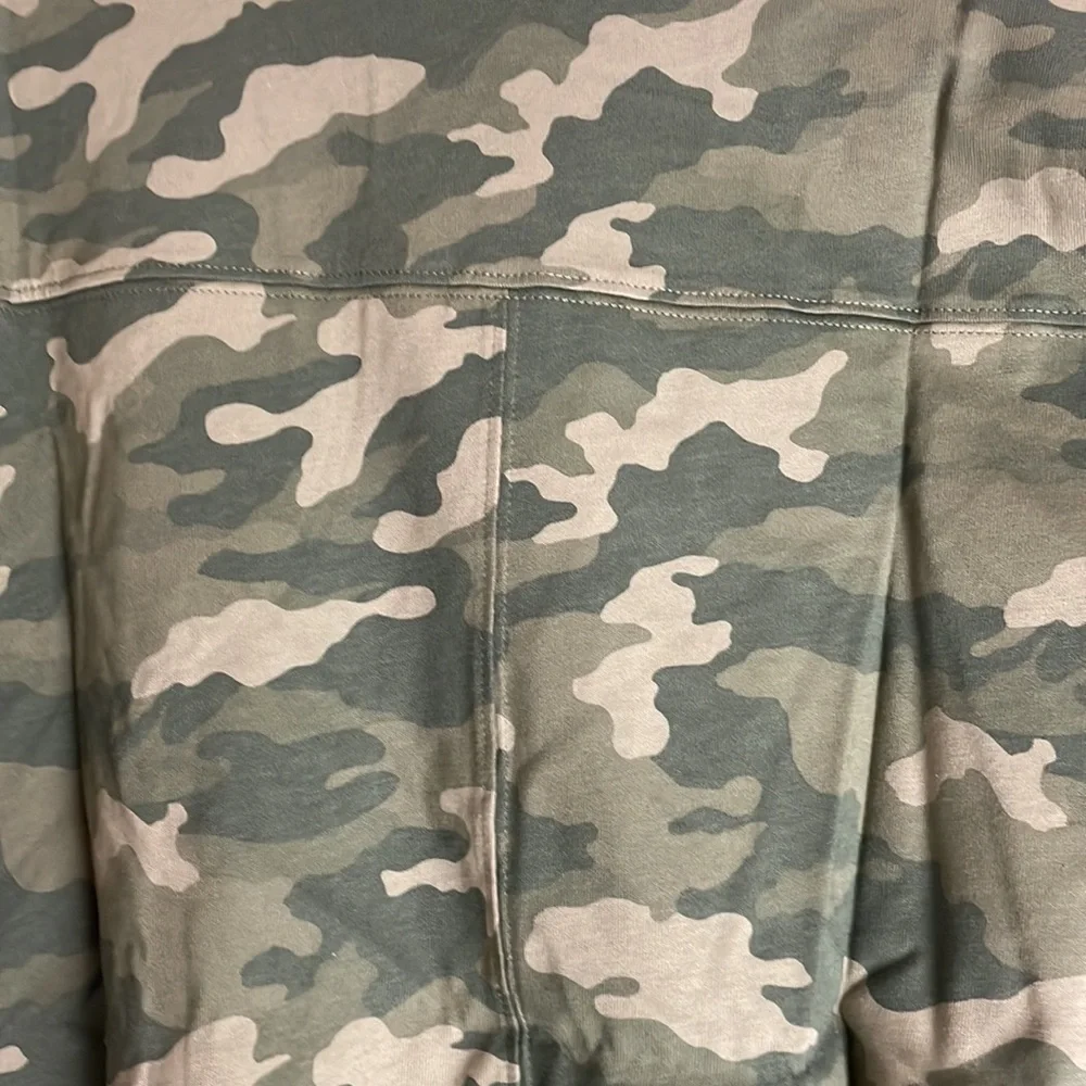 New Cute Old Navy Olive Camo Comfy T shirt Mini Dress Size XL - Picture 6 of 7